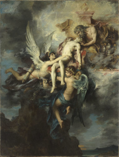 Sarpédon, LEVY Henri, 1874, huile sur toile, H. 306 cm ; L. 234,5 cm. Musée d'Orsay © RMN-Grand Palais (musée d'Orsay) / Hervé Lewandowski