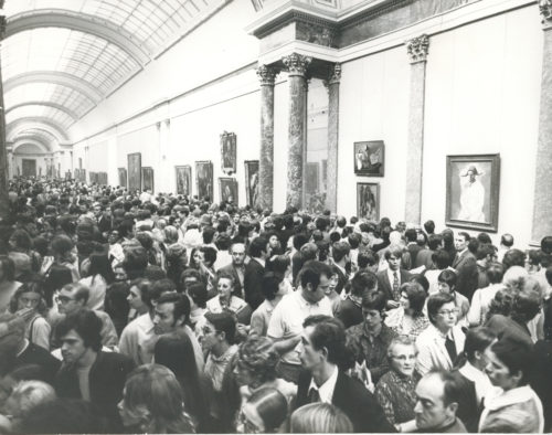 Pierre Colacicco, Exposition Picasso de 1971 dans la Grande Galerie, Photographie, Paris musée du Louvre © DR