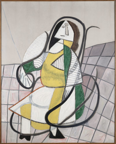 Pablo Picasso, Le Rocking chair, 1943 © Succession Picasso 2021 © Centre Pompidou, MNAM-CCI, Dist. RMN-Grand Palais / Philippe Migeat