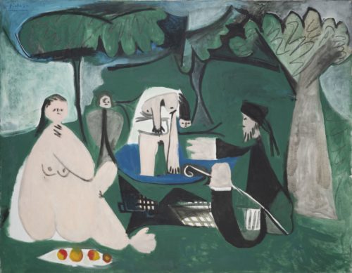 Pablo Picasso, Le Dejeuner sur lherbe, dapres Manet, Vauvenargues, 27 fevrier 1960 © Succession Picasso 2021 © Nahmad collection-jpg