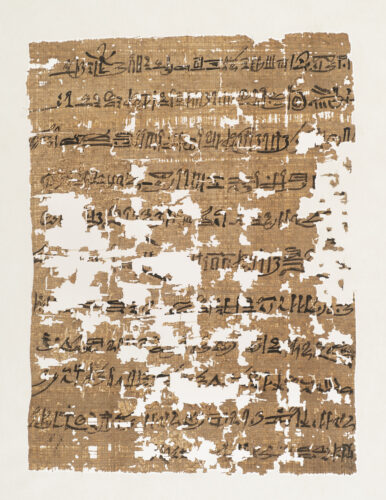 Papyrus Reverseaux III © Musée du Louvre, Dist. RMN Grand Palais C. Décamps