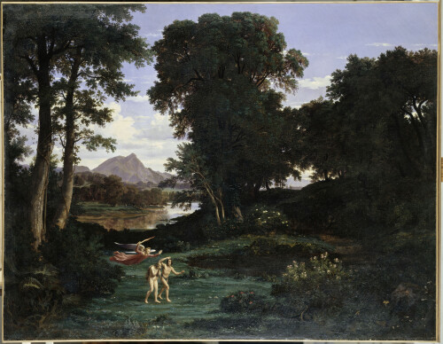 Adam et Eve chassés du paradis terrestre, Felix-Hippolyte LANOUE, 1841, huile sur toile © Beaux arts de Paris.-jpg