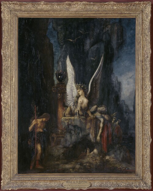 Le voyageur ou Œdipe voyageur, Gustave Moreau. 1888. © RMN Grand Palais  René-Gabriel Ojeda-jpg