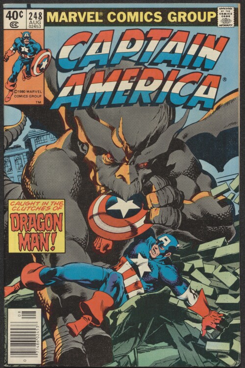 Captain America, Marvel Comics Group, 1980 © musée de la bande dessinée - la Cité internationale de la bande dessinée et de l_image-jpg