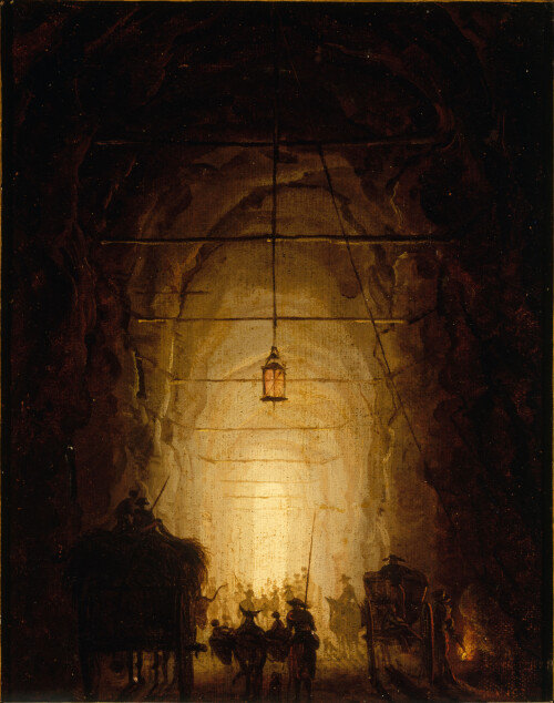La grotte de Pausilippe à Naples_Robert HUBERT_1760-1761 © Paris Musées  Petit Palais, musée des Beaux-Arts de la Ville de Paris